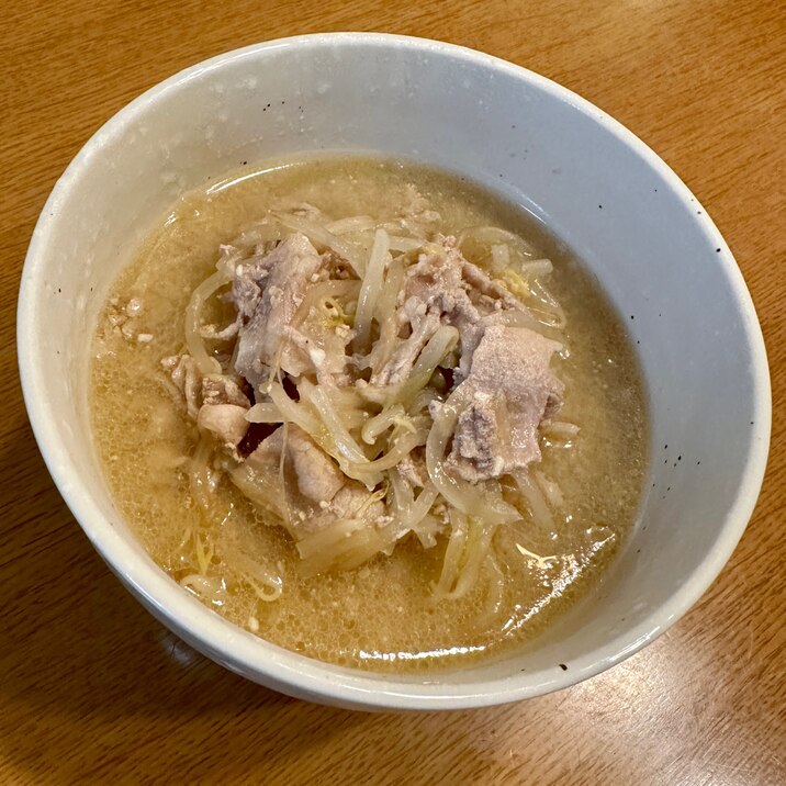簡単!麺なし味噌ラーメン